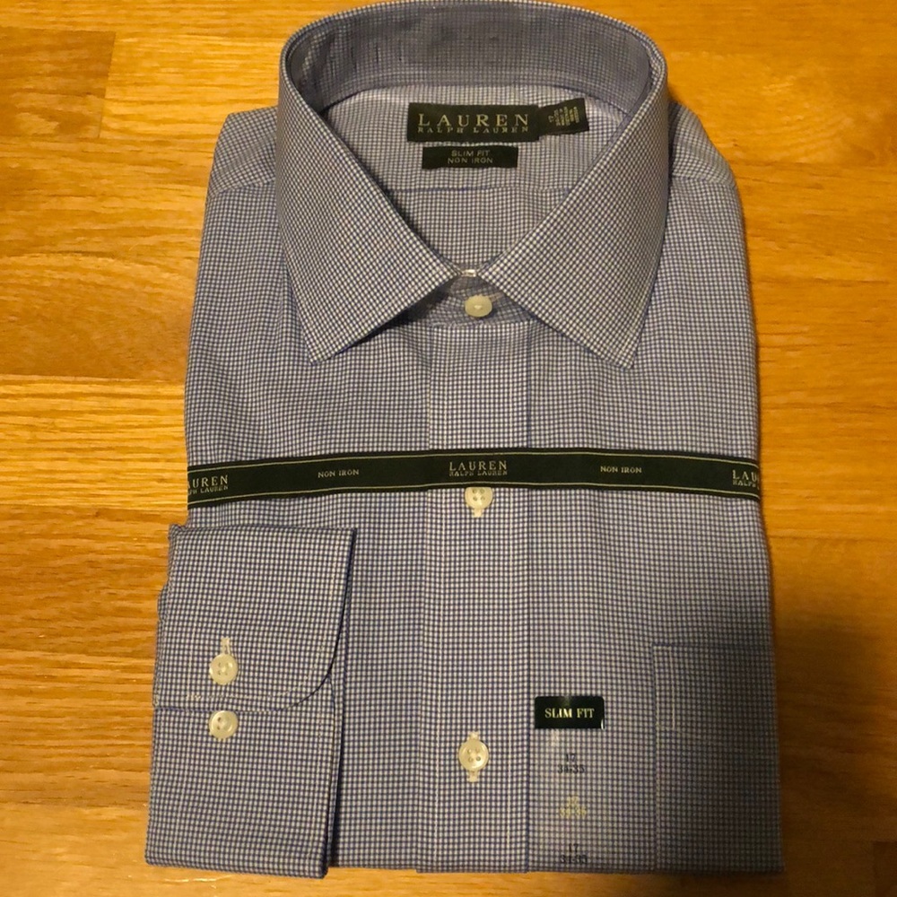 Ralph Lauren Dress Shirt sz 17 34-35